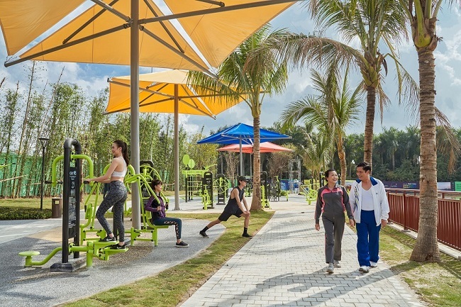 c&ocirc;ng vi&ecirc;n thể thao vinhomes smart city