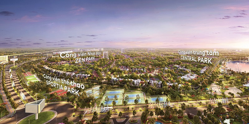 vị tr&iacute; c&ocirc;ng vi&ecirc;n vinhomes smart city